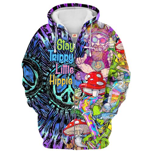 HIPPIE HBLTHI40 Premium Microfleece Zip Hoodie