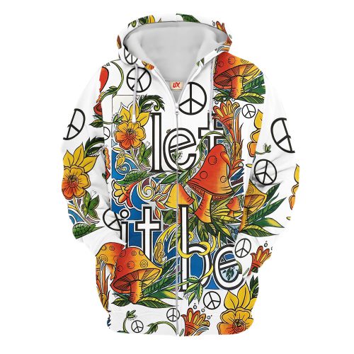 HIPPIE NVHI49 Premium Microfleece Zip Hoodie