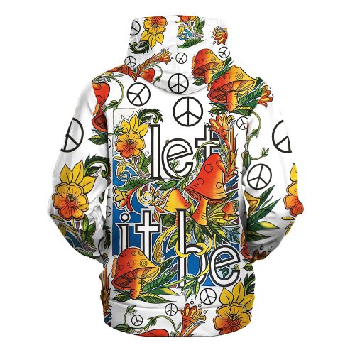 HIPPIE NVHI49 Premium Microfleece Zip Hoodie