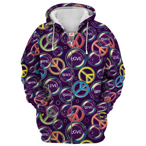 HIPPIE TTHI125 Premium Microfleece Zip Hoodie