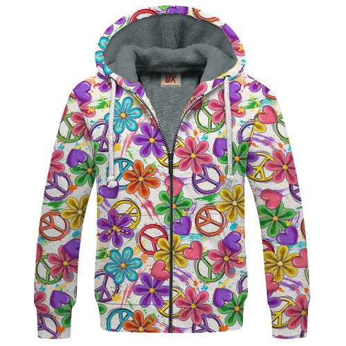 HIPPIE TTHI126 Premium Heavy Fleece Zip Hoodie