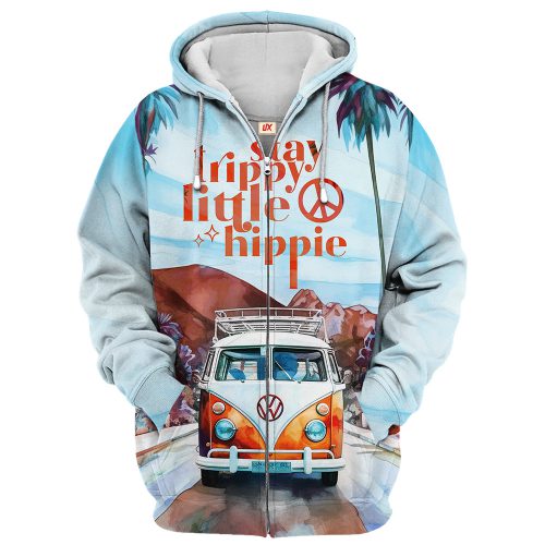 HIPPIE TTHI130 Premium Microfleece Zip Hoodie