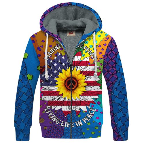 HIPPIE LSNHI03 Premium Heavy Fleece Zip Hoodie