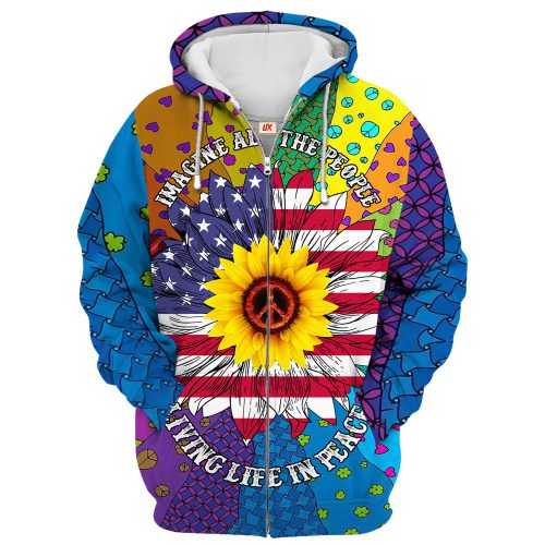 HIPPIE LSNHI03 Premium Microfleece Zip Hoodie