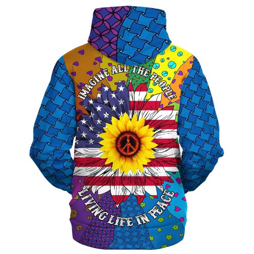 HIPPIE LSNHI03 Premium Heavy Fleece Zip Hoodie