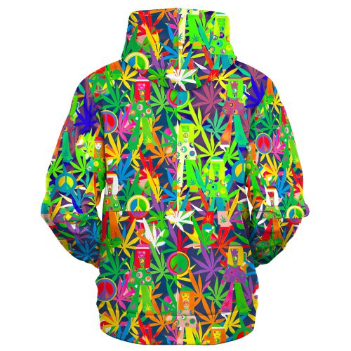 HIPPIE HBLTHI46 Premium Microfleece Zip Hoodie