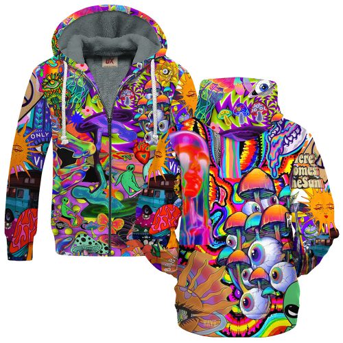 HIPPIE HBLTHI49 Premium Heavy Fleece Zip Hoodie