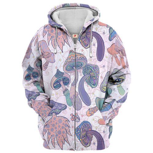 HIPPIE TTHI142 Premium Microfleece Zip Hoodie