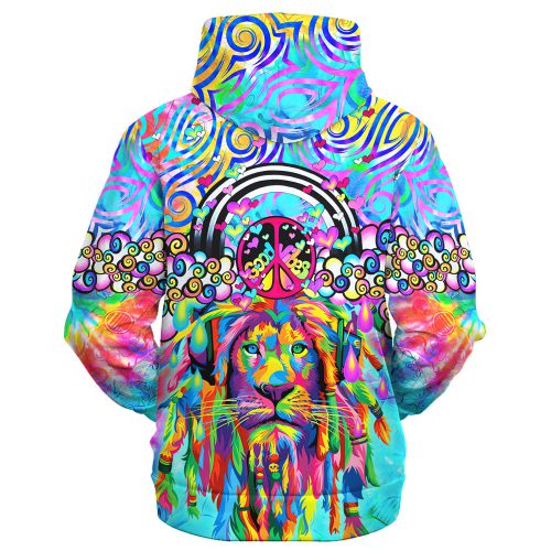 HIPPIE HBLTHI53 Premium Heavy Fleece Zip Hoodie