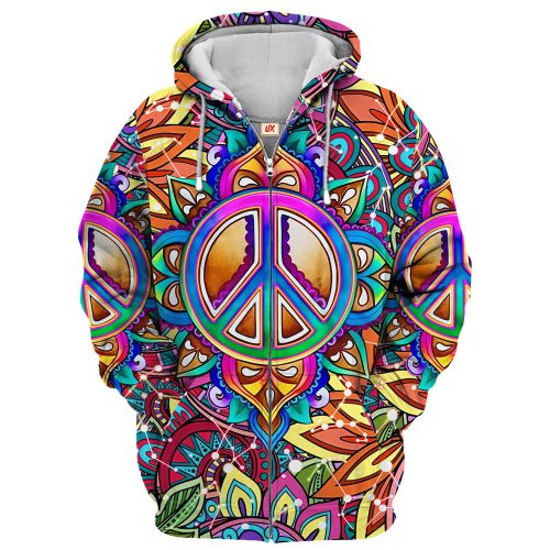 HIPPIE HBLTHI55 Premium Microfleece Zip Hoodie