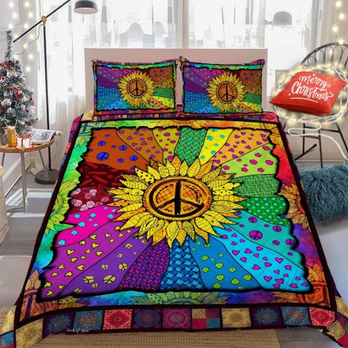 Hippie UXHI12BD Premium Quilt Bedding Set