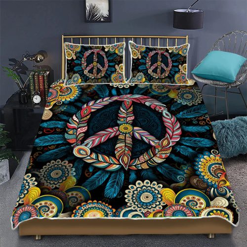 Hippie BED-CR-03 Premium Quilt Bedding Set