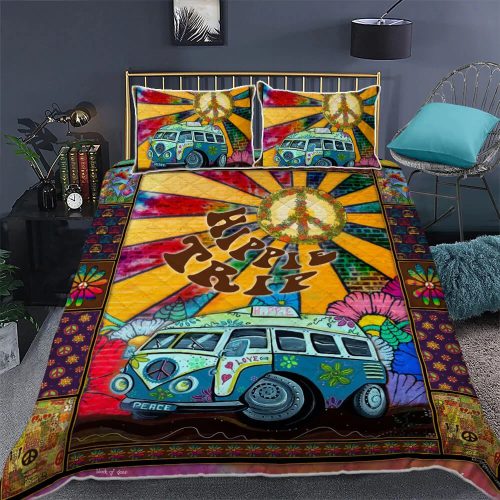 Hippie LSNHI07BD Premium Quilt Bedding Set