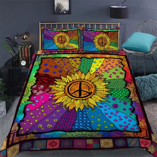 Hippie UXHI12BD Premium Quilt Bedding Set