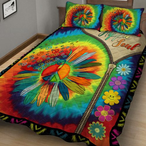 Hippie UXHI27BD Premium Quilt Bedding Set