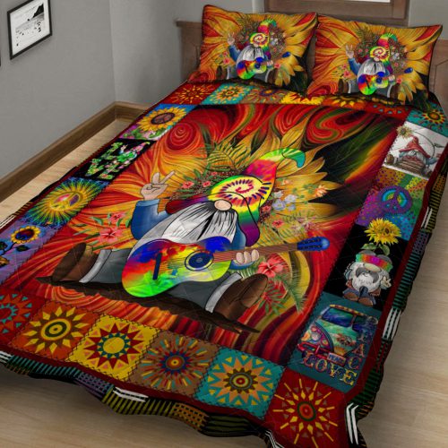 Hippie LSNHI08BD Premium Quilt Bedding Set