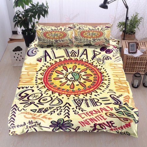 Hippie Premium Quilt Bedding Set uxhi78bd