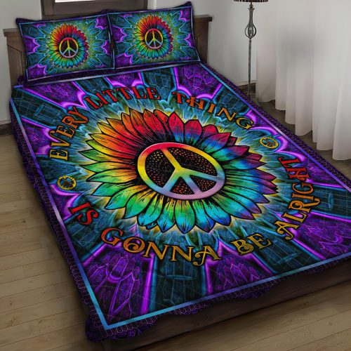 Hippie UXHI04-BD Premium Quilt Bedding Set