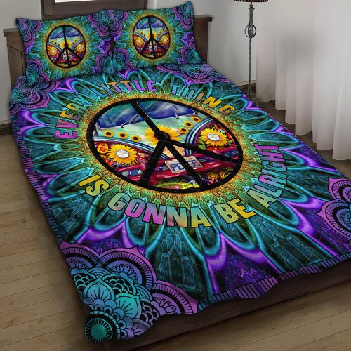 Hippie UXHI03-BD Premium Quilt Bedding Set