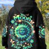 HIPPIE STAY WILD FLOWER CHILD Premium Microfleece Hoodie