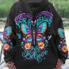 HIPPIE RUNNING AGAINST THE WIND TIE DYE Premium Microfleece Hoodie