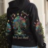 HIPPIE  PEACE Y'ALL FLOWER Premium Microfleece Hoodie