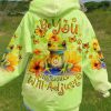 HIPPIE  RUNNING AGAINST THE WIND Premium Microfleece Hoodie