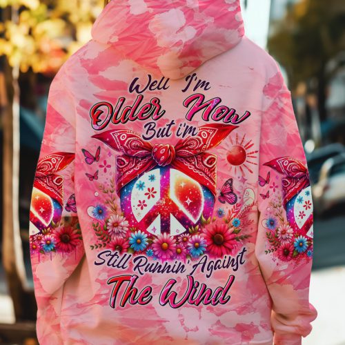 HIPPIE STAY WILD FLOWER CHILD Premium Microfleece Hoodie