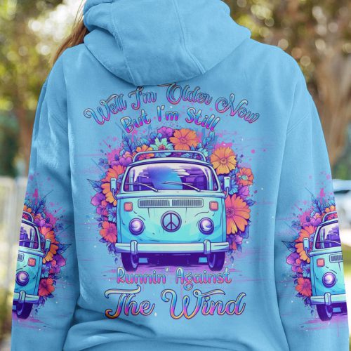 HIPPIE  JUST BREATHE DRAGONFLY Premium Microfleece Hoodie