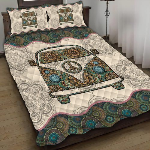 Hippie Premium Quilt Bedding Set LSNHI17