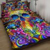 Hippie Bus, Sun Flower - Love Quilt Bedding Set