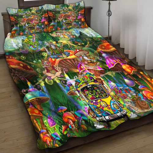 Hippie Premium Quilt Bedding Set VTHIBD123