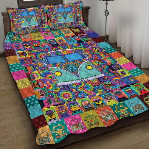 Hippie Premium Quilt Bedding Set HBLHI02QBD