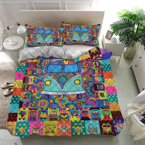 Hippie Premium Quilt Bedding Set HBLHI02QBD