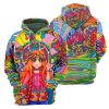 HIPPIE LIVE BY THE SUN Premium Microfleece Hoodie